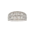 1.00ct Diamond Wedding Band Ring 10KT White Gold