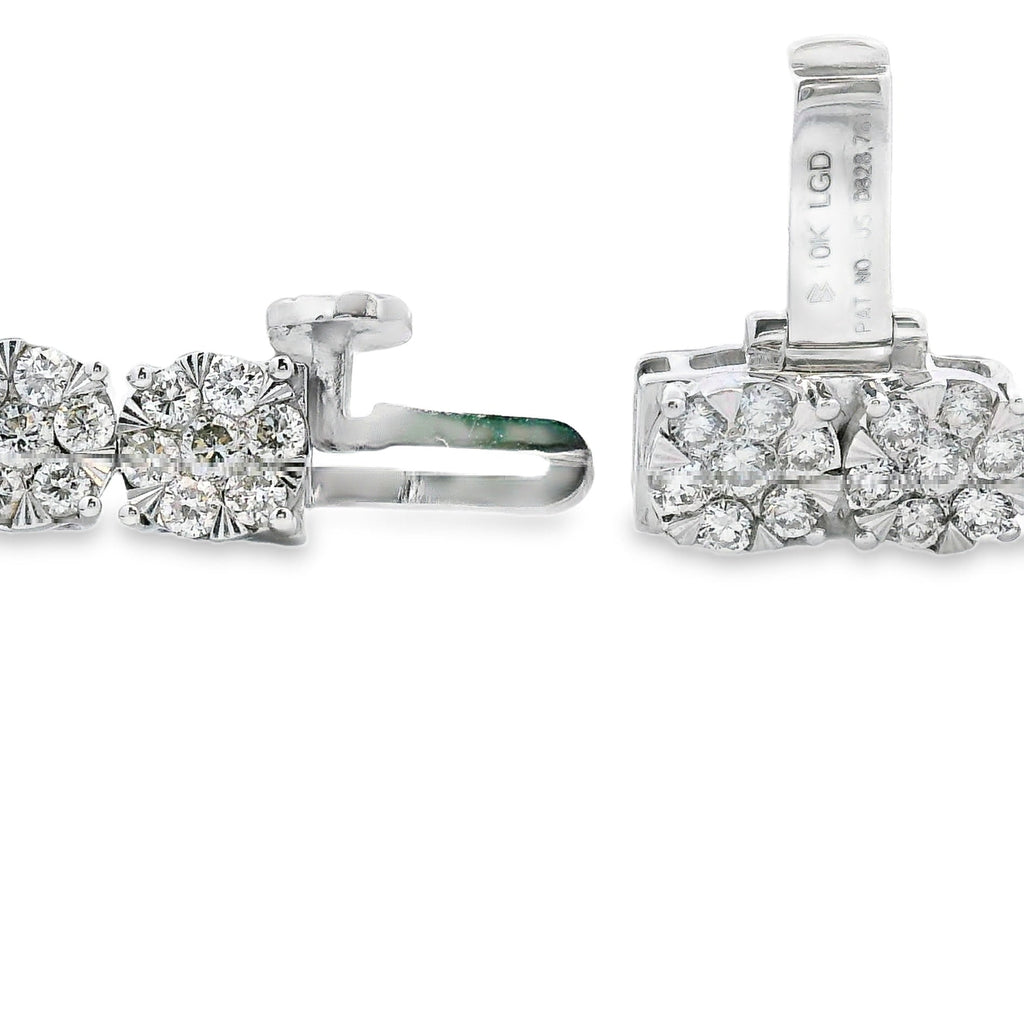 Lab Grown Diamond Tennis Bracelet 10KT White Gold