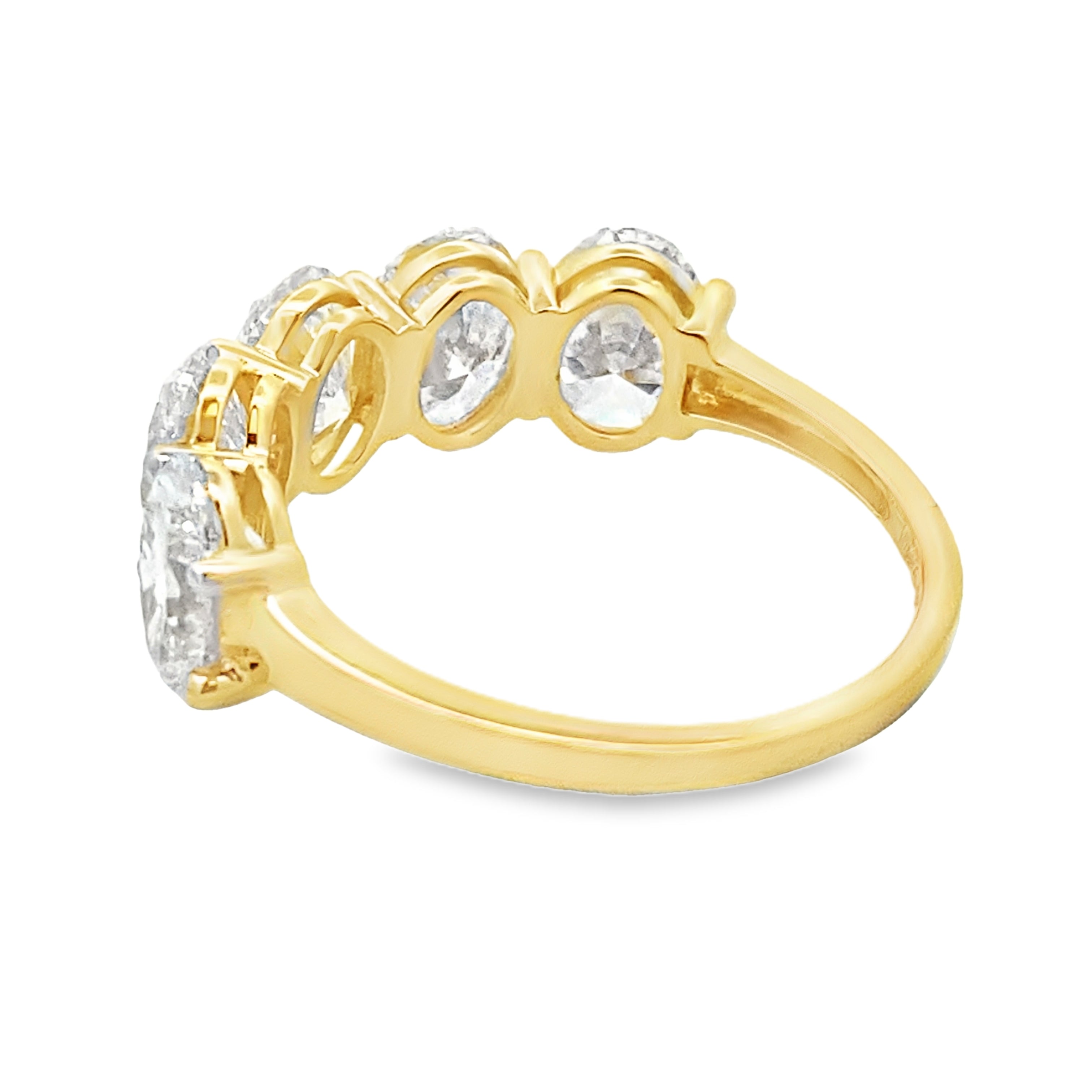 Lab Grown Diamond Wedding Band Ring 10KT Yellow Gold