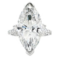 9.85ct Lab Grown Diamond Eng Only 14KT White Gold