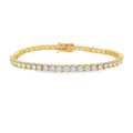 5.50ct Diamond Tennis Bracelet 18KT Yellow Gold