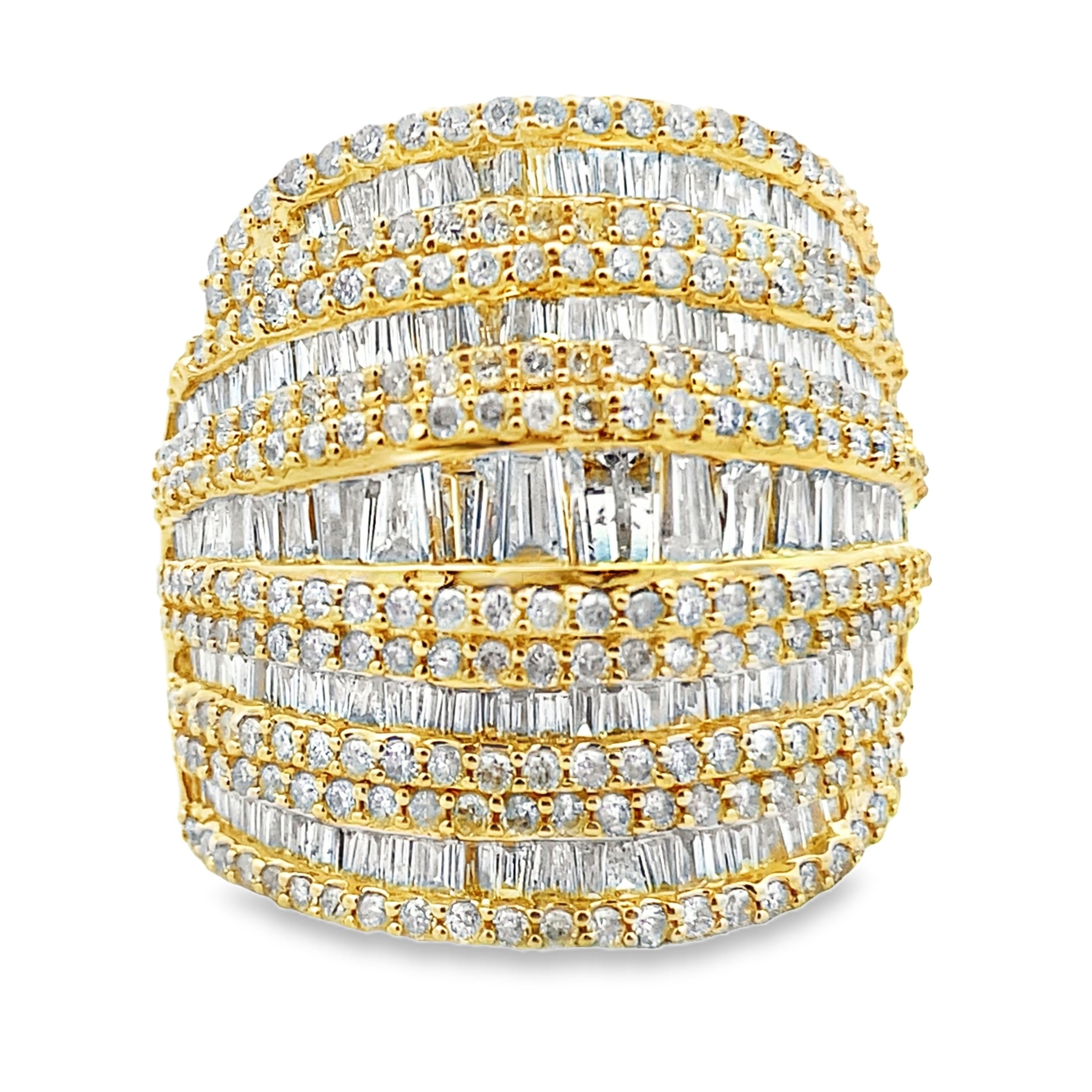 2.75ct Diamond Ring 14KT Yellow Gold