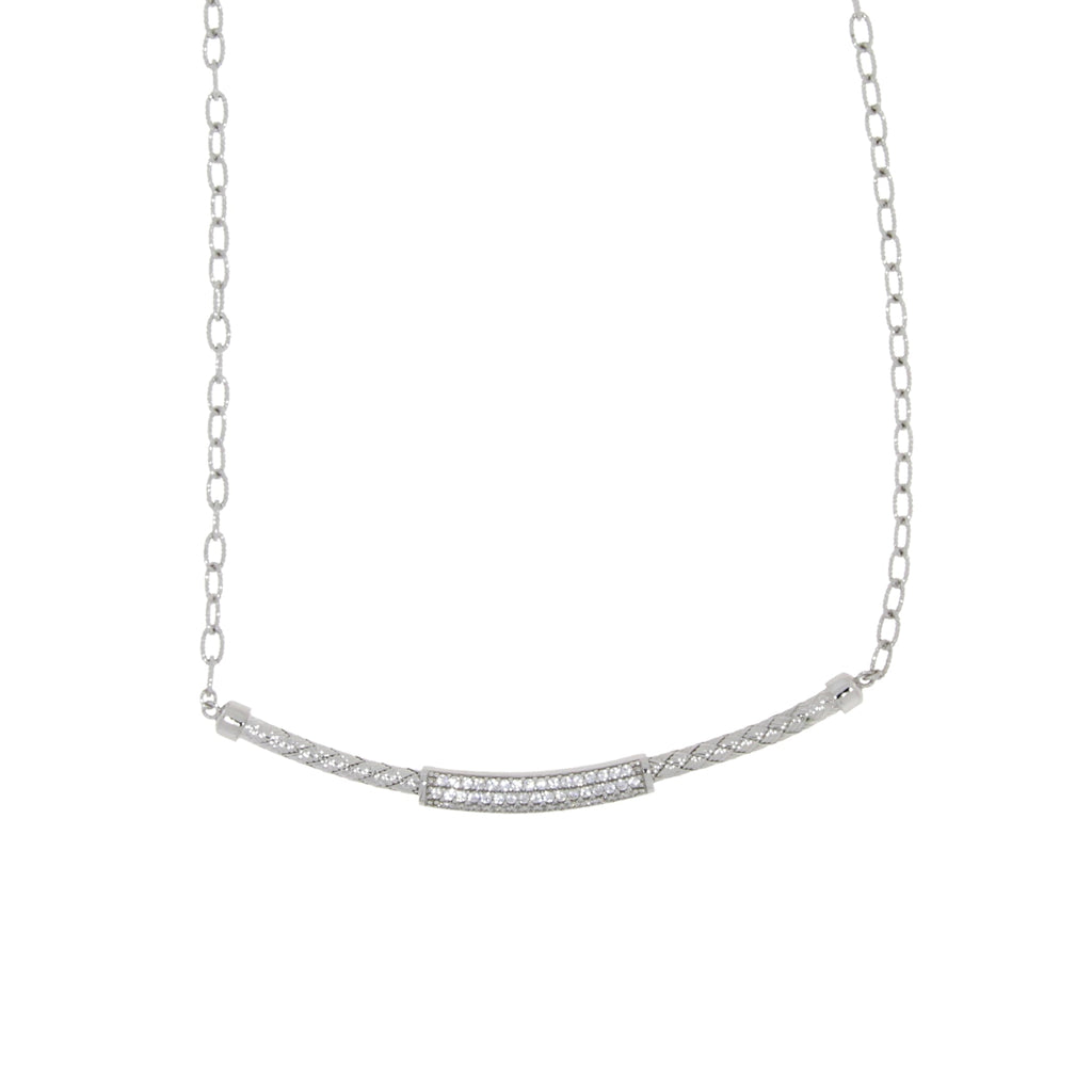 Cubic Zirconium Fashion Pendants Sterling Silver
