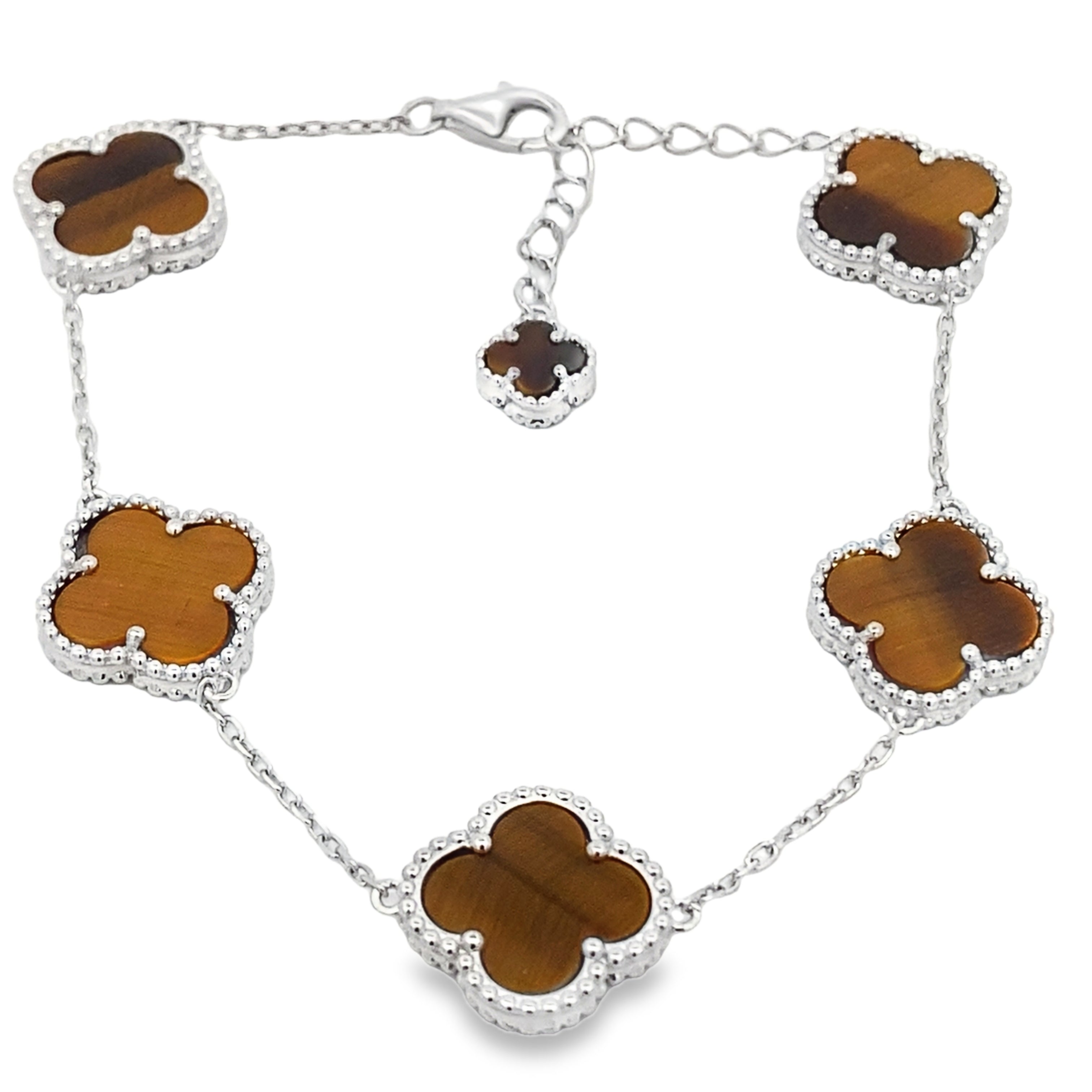 Tigereye Bracelet Sterling Silver