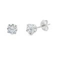 1.00ct Lab Grown Diamond Stud Earrings 14KT White Gold