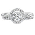 Cubic Zirconia CZ SS Bridal Sterling Silver
