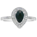 .52ct Onyx Diamond Ring 10KT White Gold