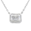 .85ct Moissanite Pendant Sterling Silver