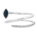 .78ct Sapphire Diamond Ring 14KT White Gold
