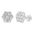 1.87ct Lab Grown Diamond Earrings Sterling Silver