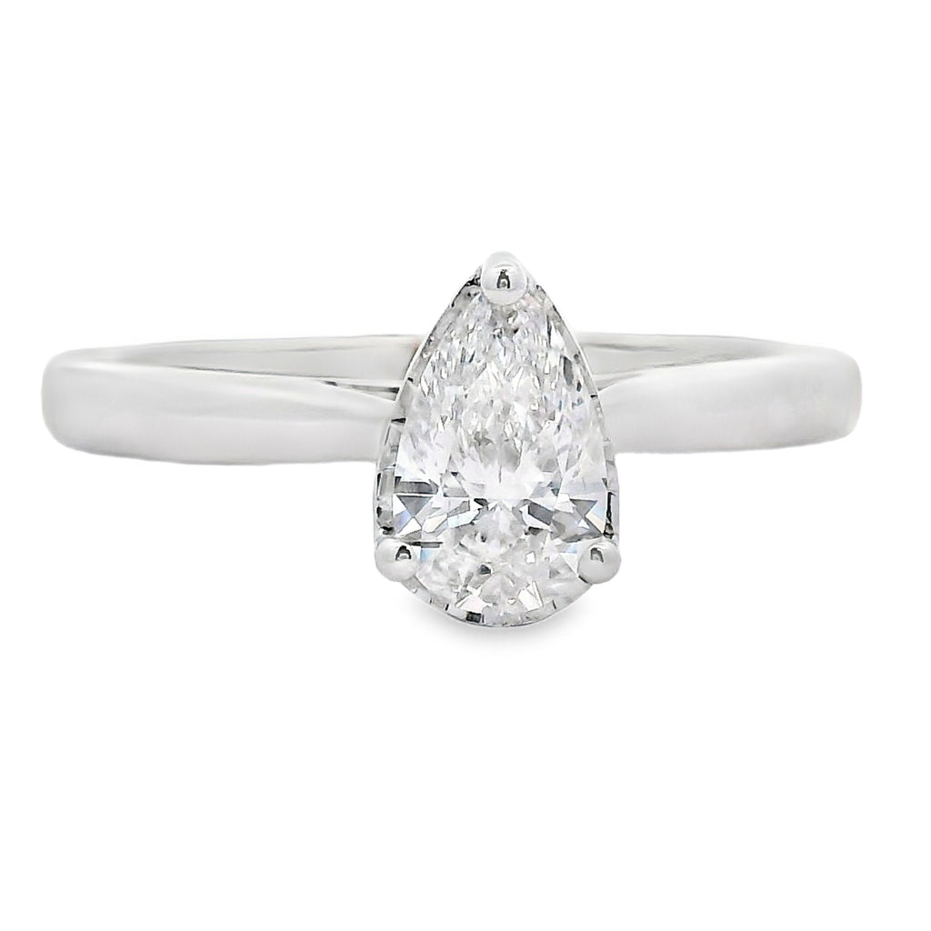 Natural .50ct Lab Grown Diamond  10KT White Gold