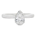 Natural .50ct Lab Grown Diamond  10KT White Gold