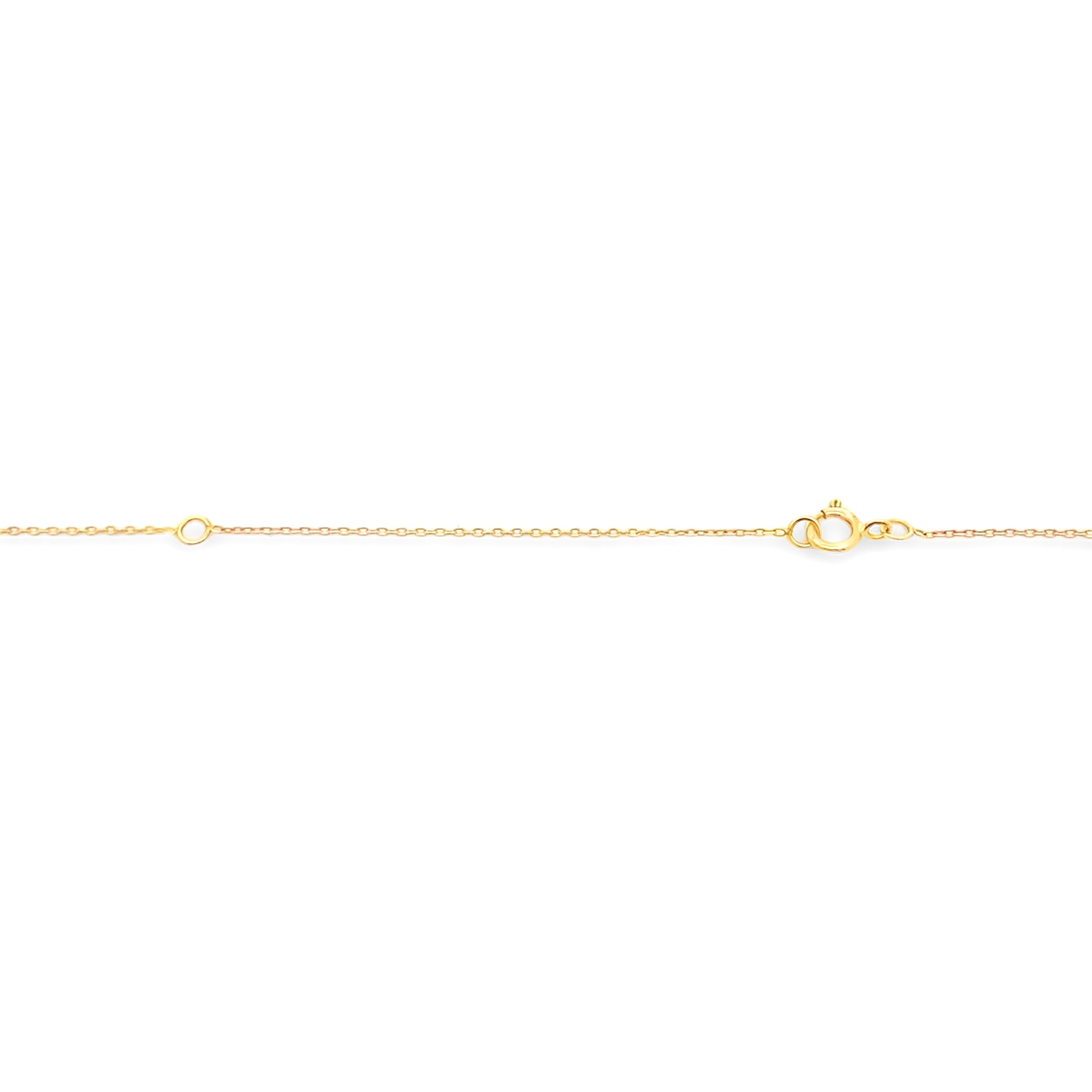 Sapphire Diamond Fashion Pendants 14KT Yellow Gold