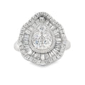 Cubic Zirconium Ring Sterling Silver