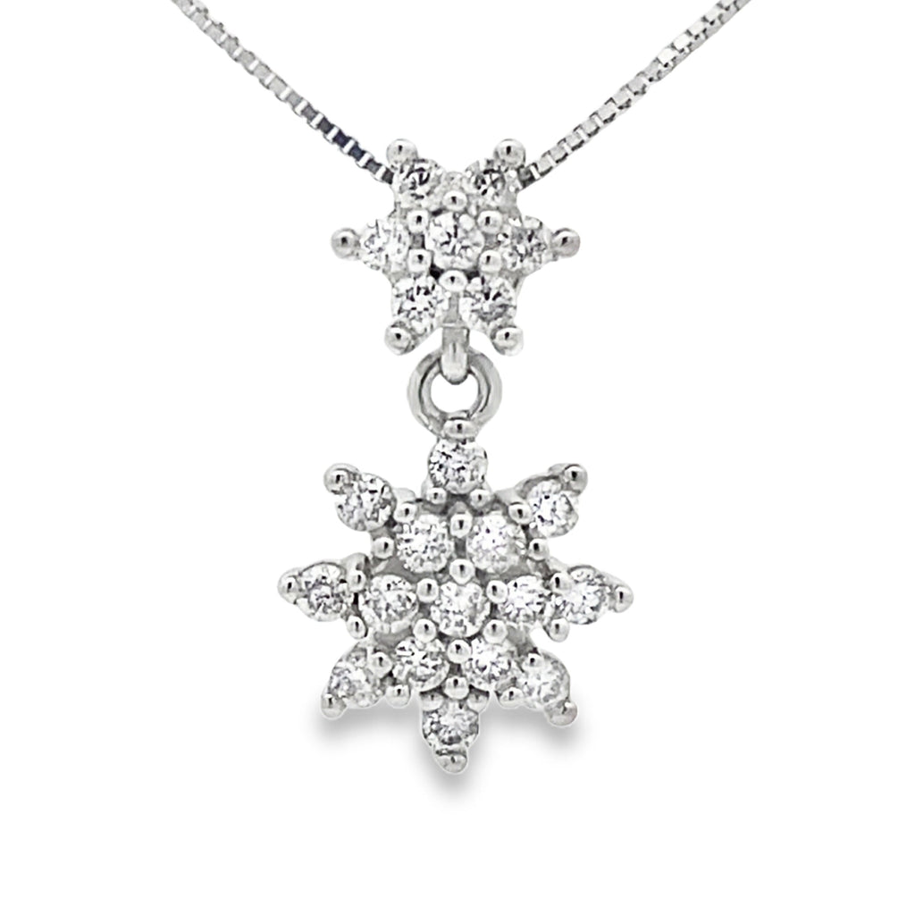 Lab Grown Diamond Fashion Pendants 10KT White Gold