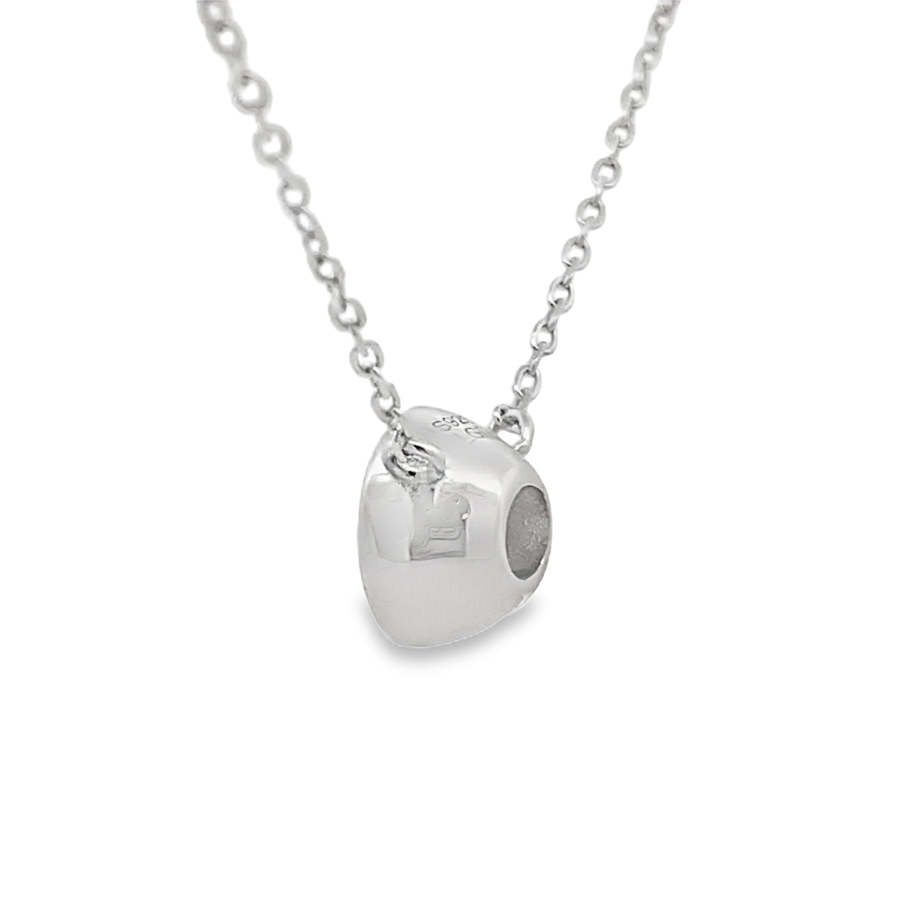 1.00ct Lab Grown Diamond Pendant Sterling Silver