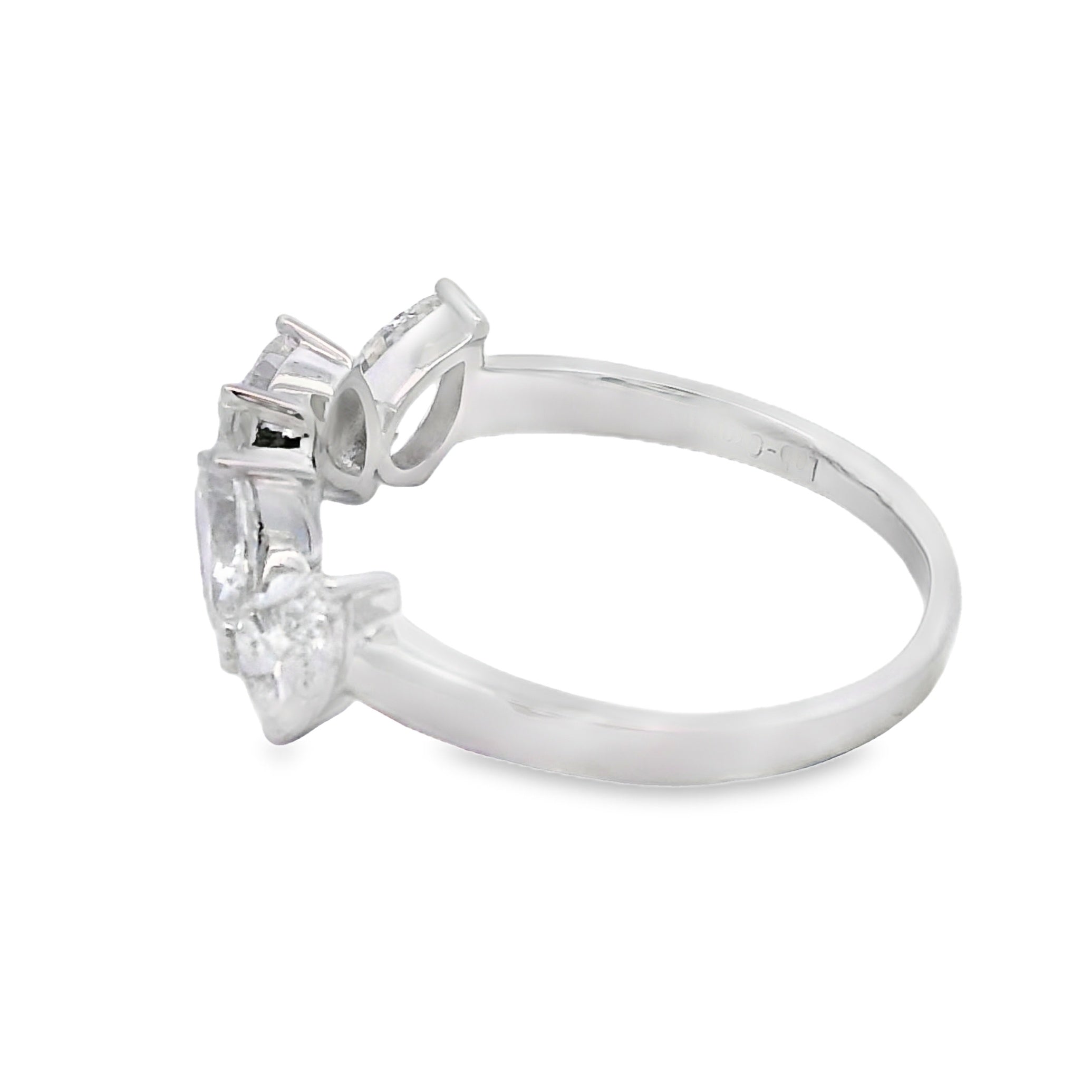 Lab Grown Diamond Wedding Band Ring 10KT White Gold