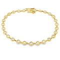 1.50ct Lab Grown Diamond Bracelet 10KT Yellow Gold