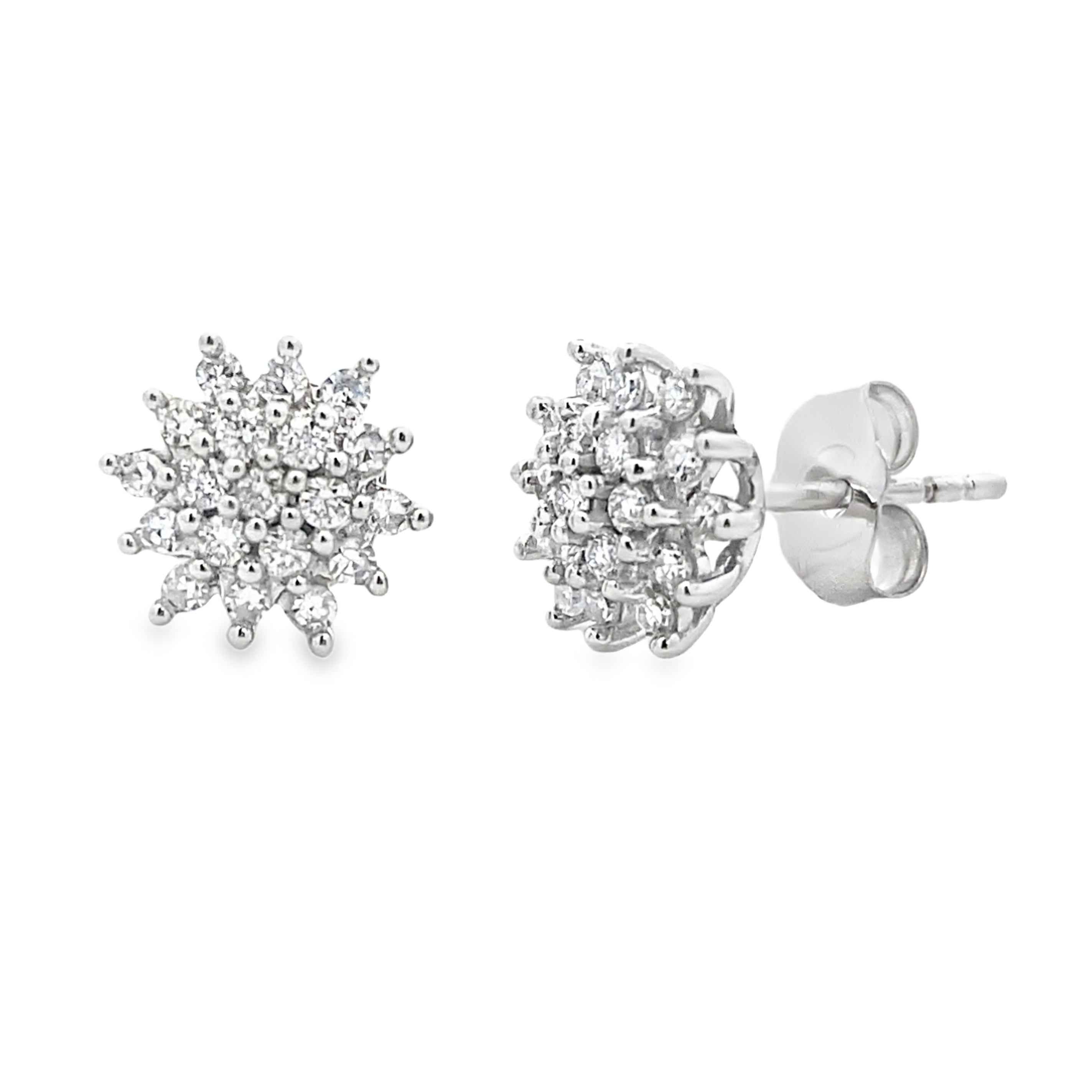.33ct Lab Grown Diamond Earrings 10KT White Gold