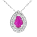.51ct Ruby Diamond Fashion Pendants 10KT White Gold