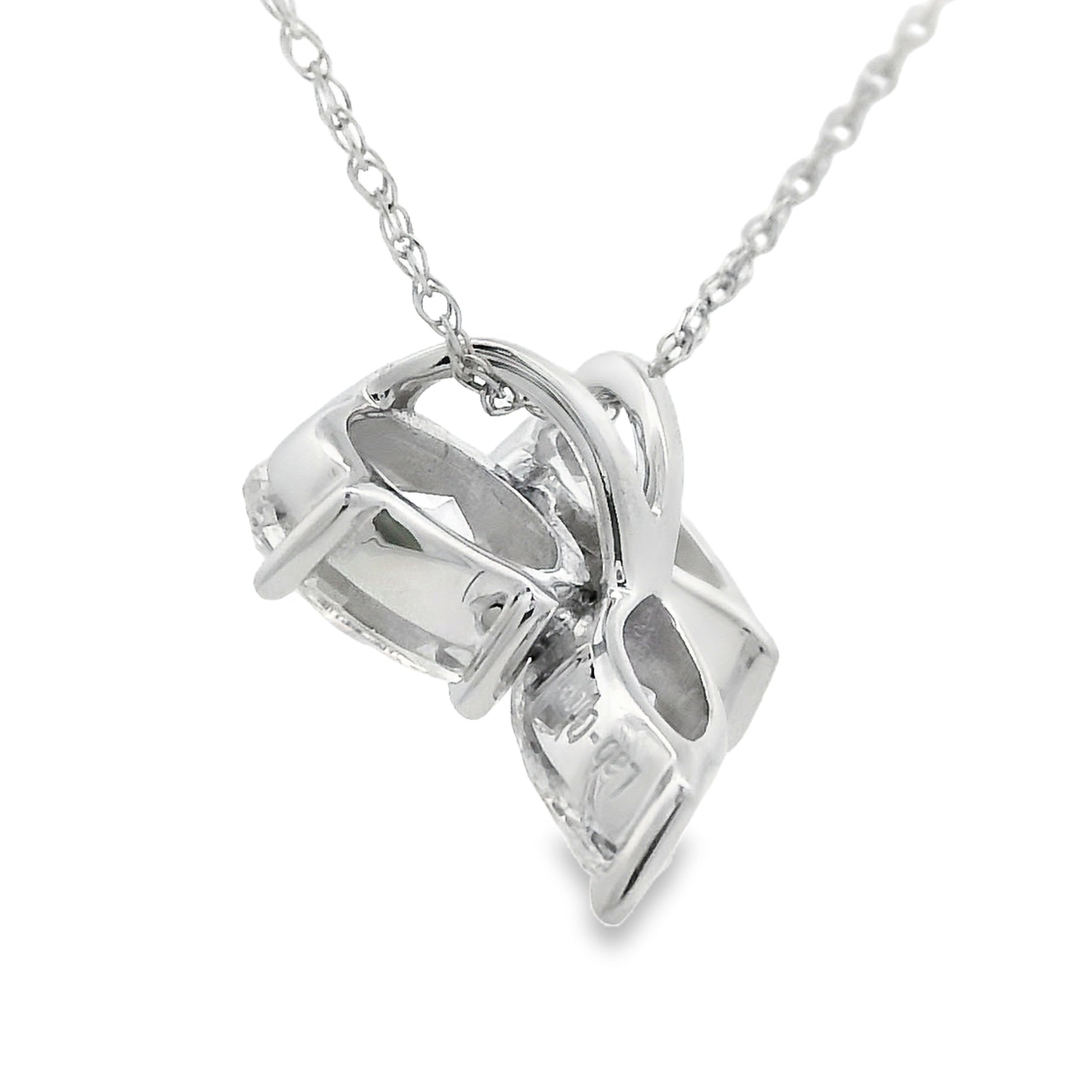 Lab Grown Diamond Fashion Pendants 14KT White Gold