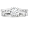 Cubic Zirconia CZ SS Bridal Sterling Silver