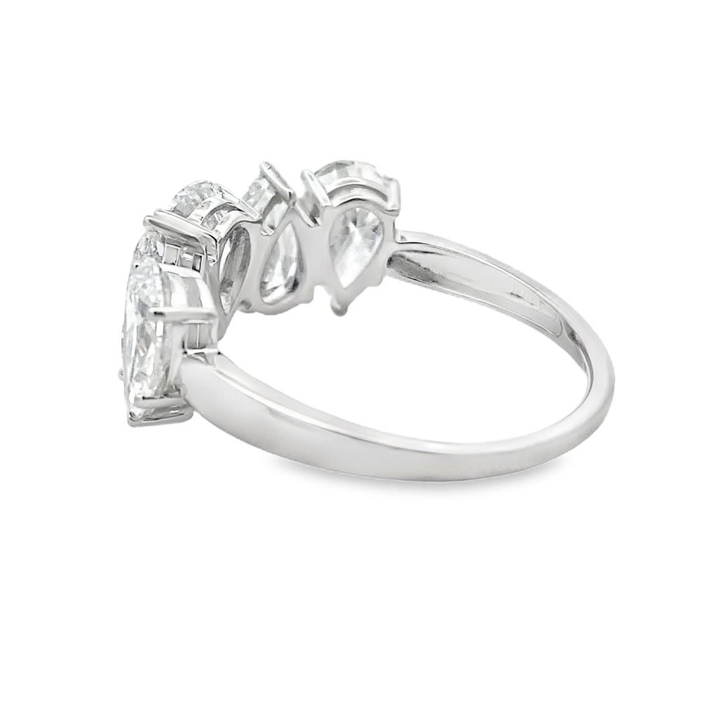 Lab Grown Diamond Wedding Band Ring 10KT White Gold