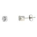 1.00ct Diamond Stud Earrings 14KT White Gold