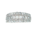 1.00ct Diamond Wedding Band Ring 10KT White Gold