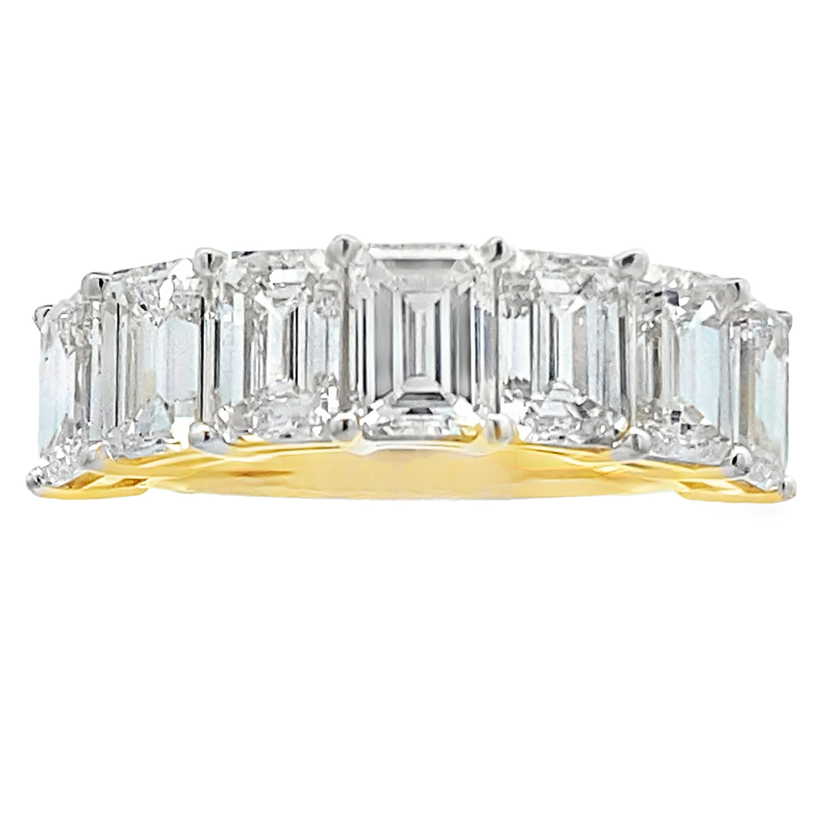 Lab Grown Diamond Fashion band rings 14KT Yellow Gold
