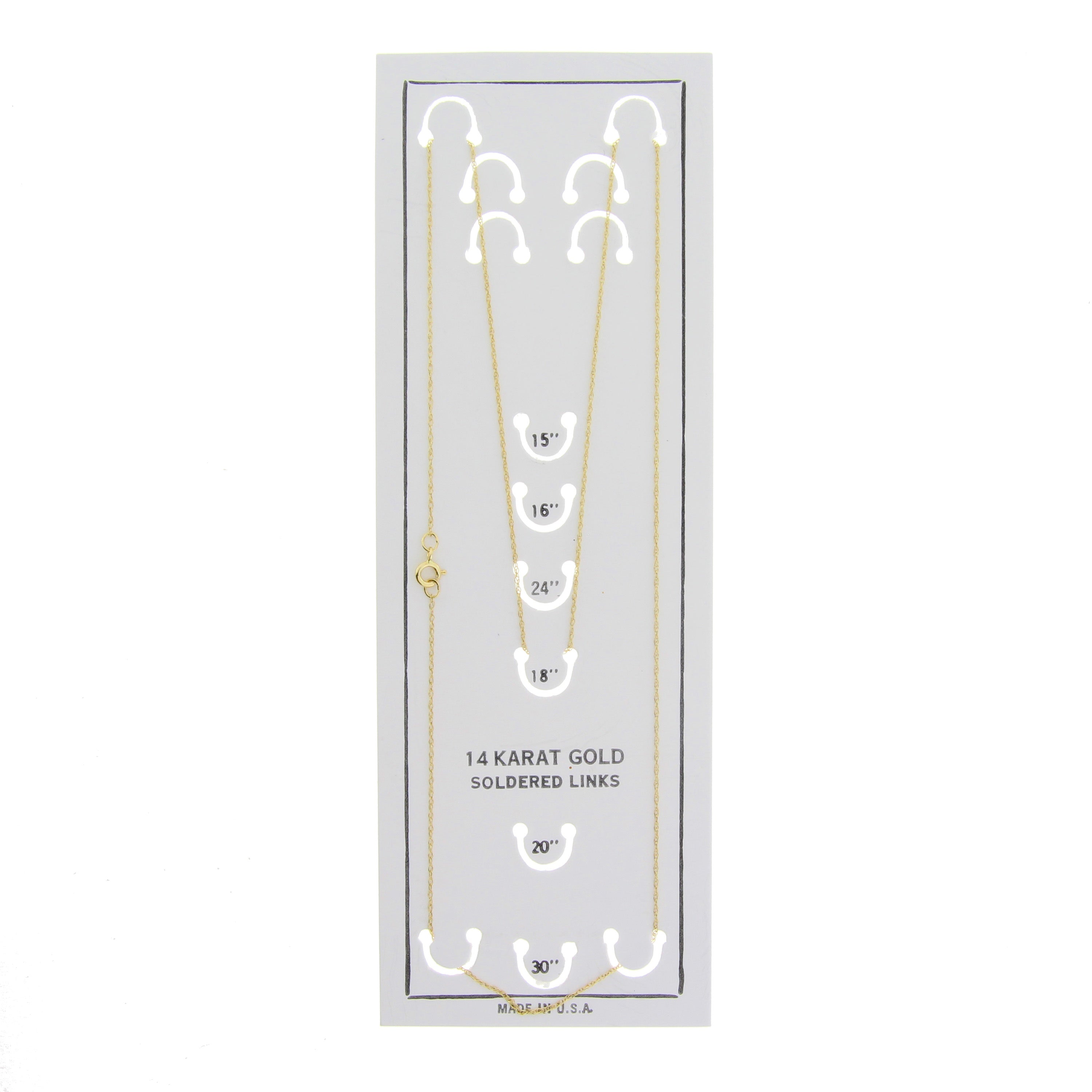 Womens chains 14KT Yellow Gold