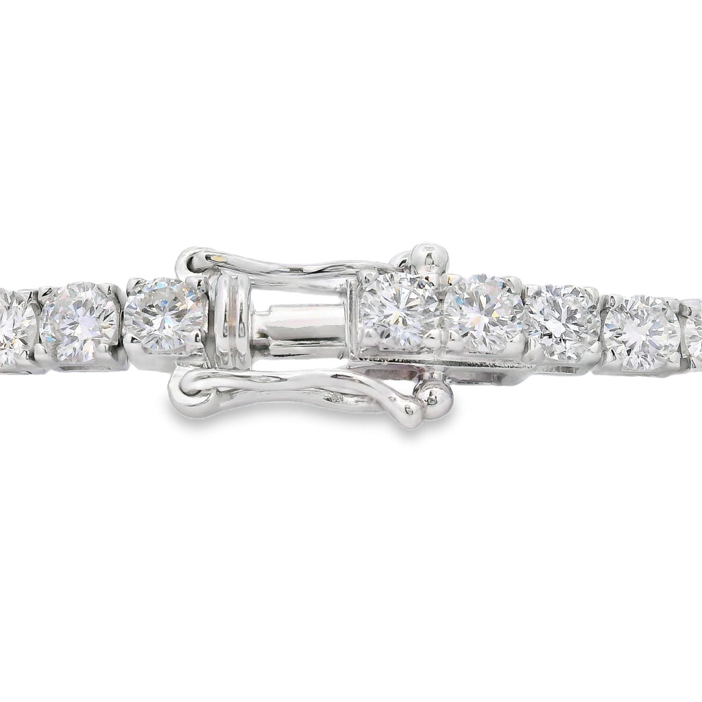 Lab Grown Diamond Tennis Bracelet Sterling Silver