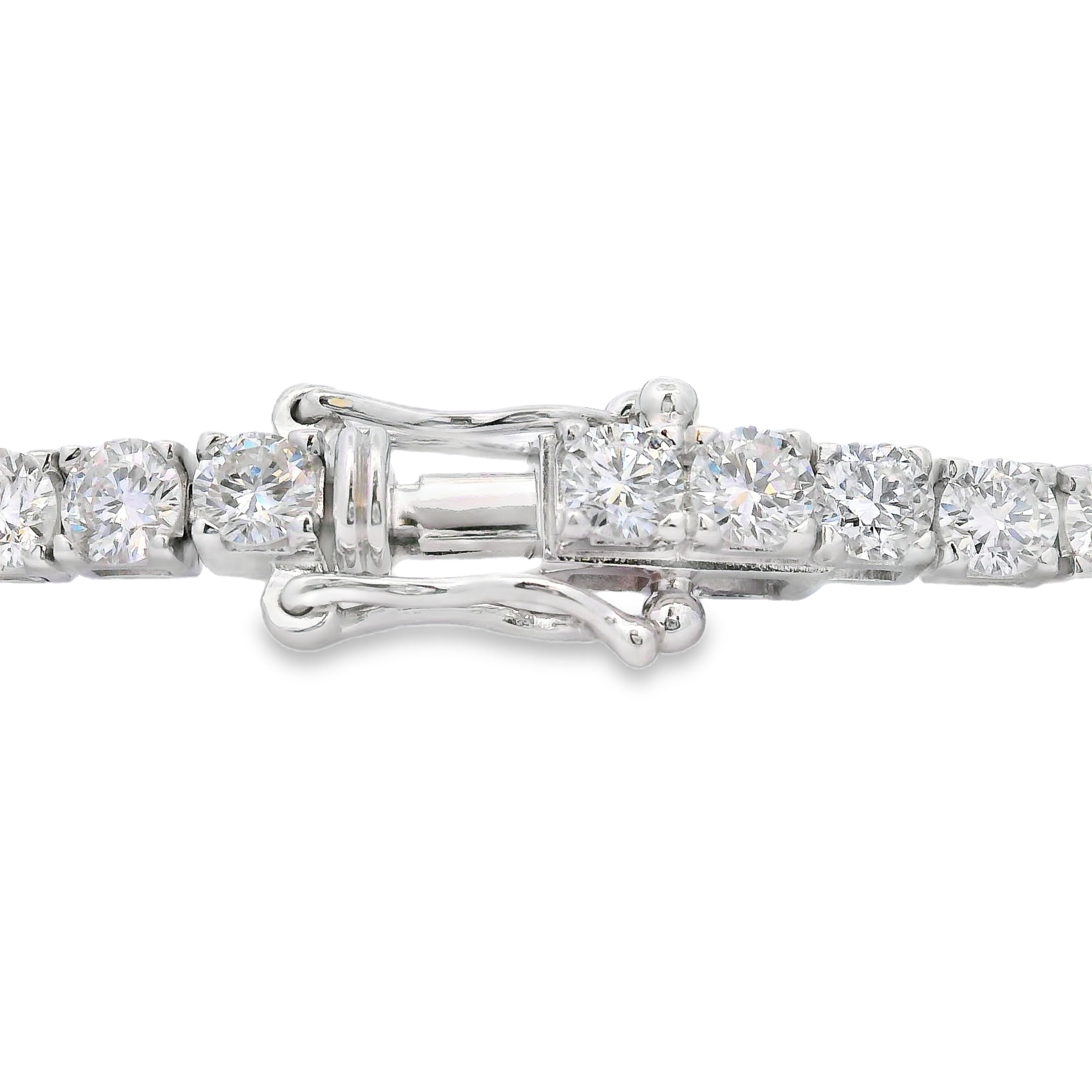 Lab Grown Diamond Tennis Bracelet Sterling Silver