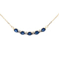 Sapphire Diamond Fashion Pendants 10KT Yellow Gold