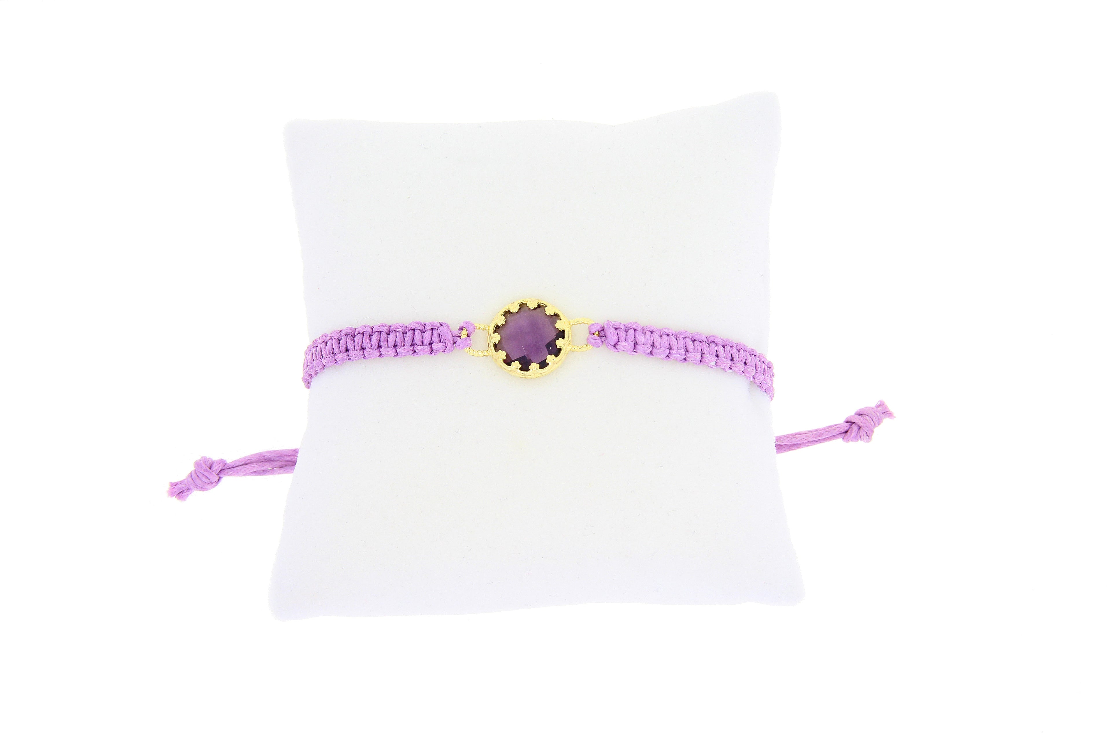 Glass Bracelet Sterling Silver