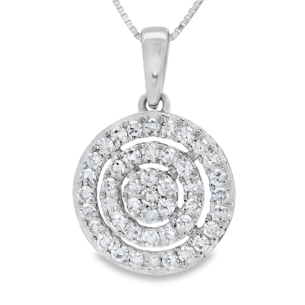 Lab Grown Diamond Fashion Pendants 14KT White Gold