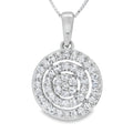 Lab Grown Diamond Fashion Pendants 14KT White Gold