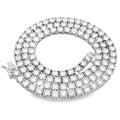 39.98ct Moissanite Tennis Necklace Sterling Silver