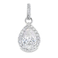 4.23ct Moissanite Fashion Pendants Sterling Silver