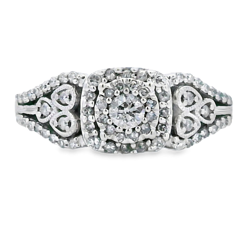 .50ct Diamond Ring 10KT White Gold
