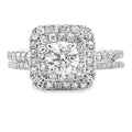 Lab Grown Diamond Fashion band rings 14KT White Gold