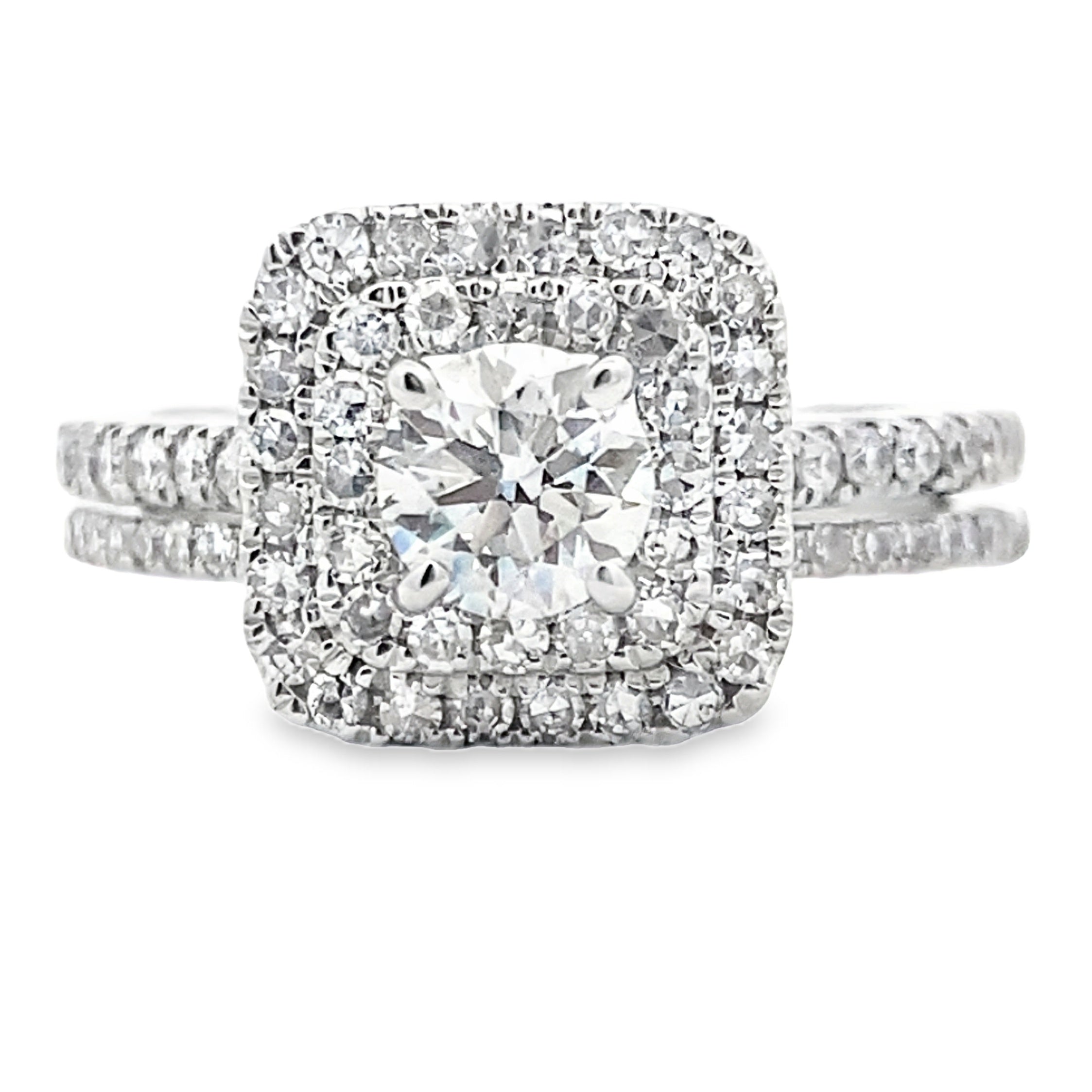 Lab Grown Diamond Fashion band rings 14KT White Gold