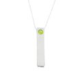 Peridot Fashion Pendants Sterling Silver