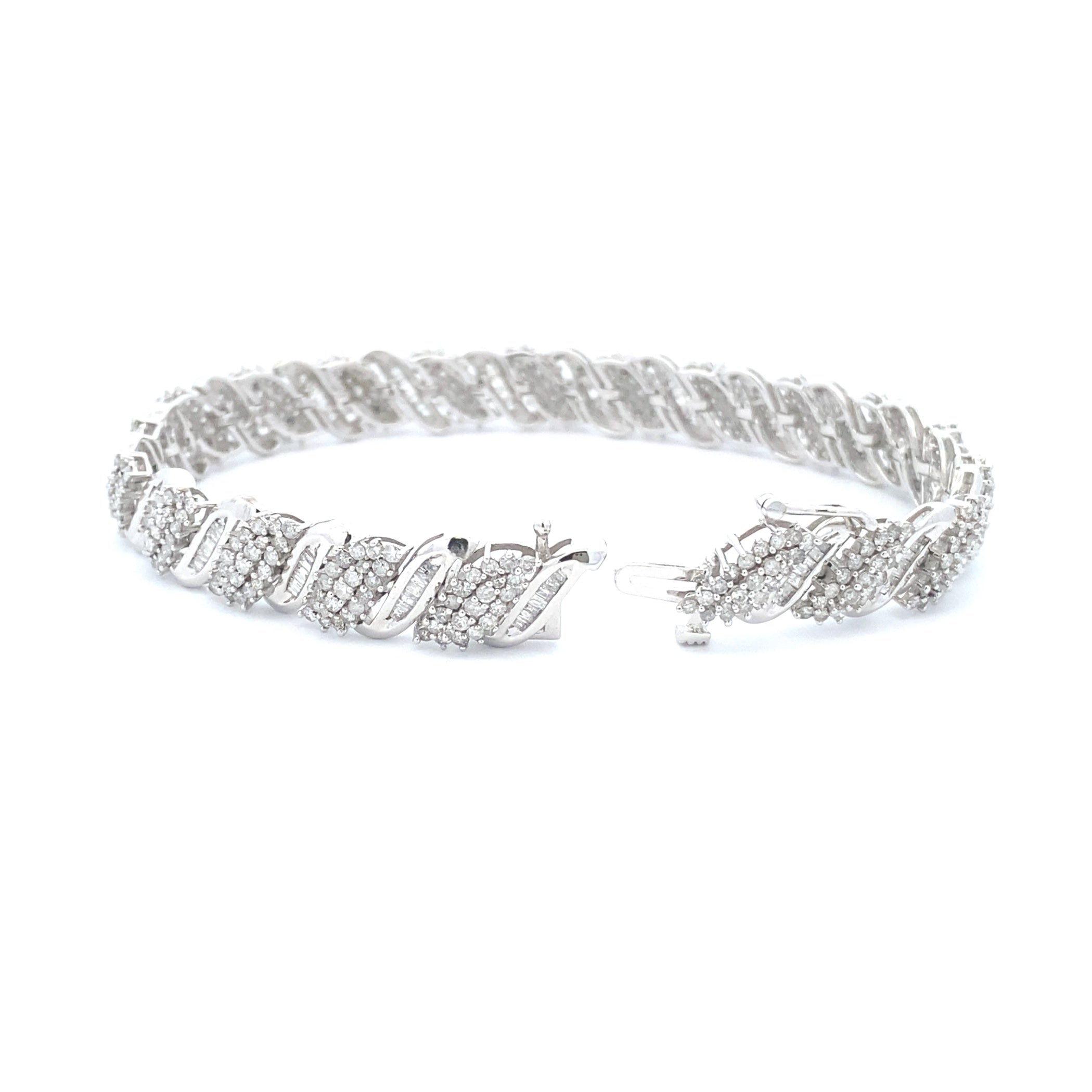 5.00ct Diamond Tennis Bracelet 10KT White Gold