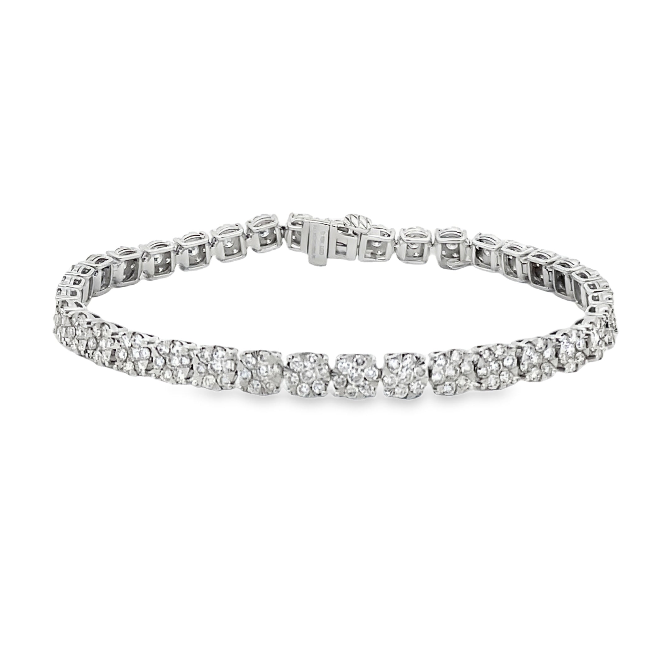 Lab Grown Diamond Tennis Bracelet 10KT White Gold