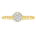 Natural .25ct Diamond Ring 10KT Yellow Gold