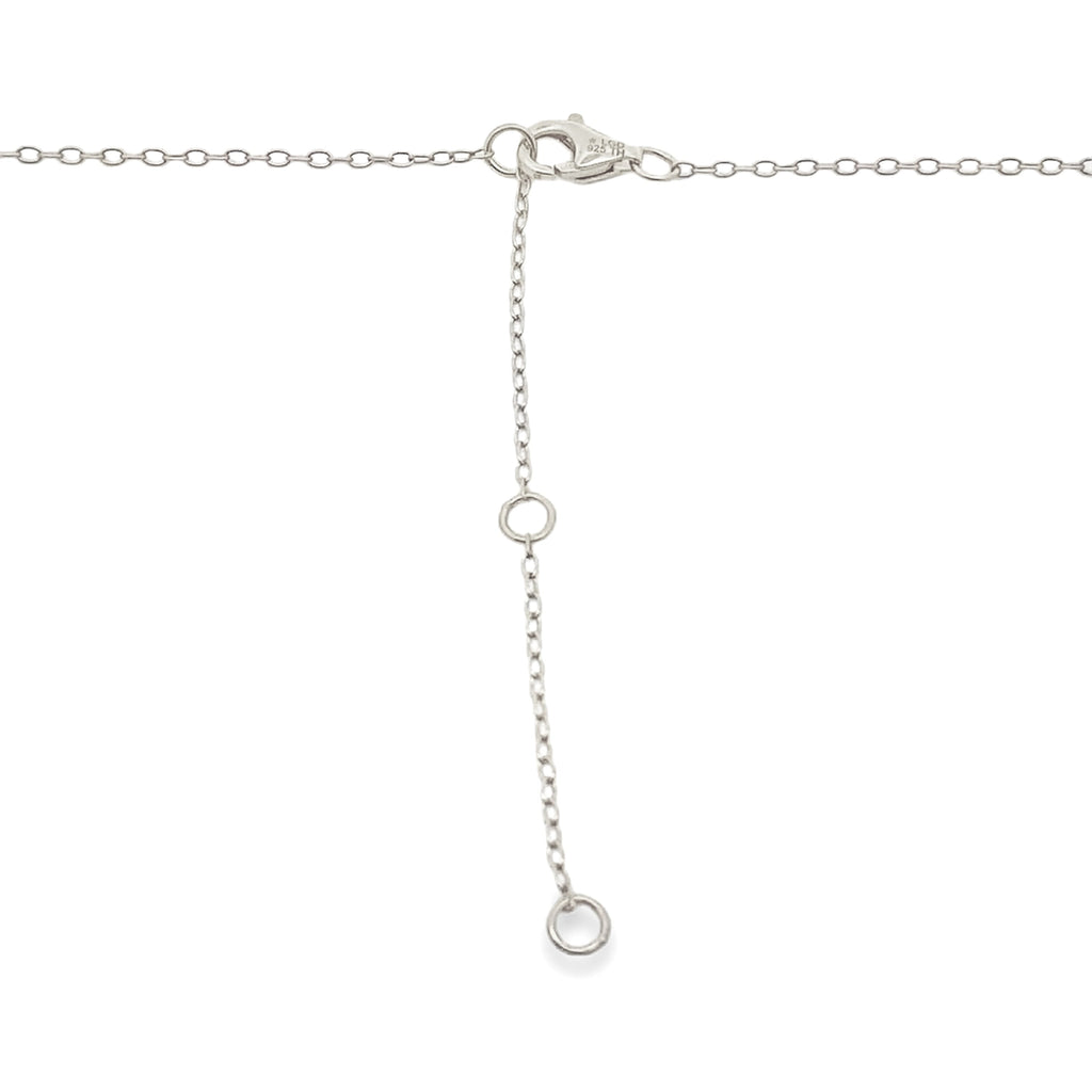 Genuine .65ct Cross Religious Pendant Sterling Silver