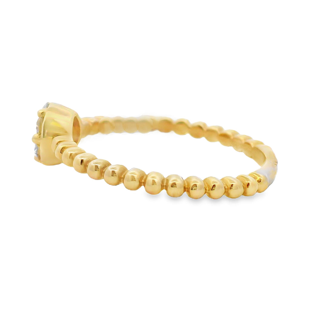 Natural .25ct Diamond Ring 10KT Yellow Gold