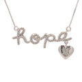 .30ct Diamond Heart Love Pendant Sterling Silver