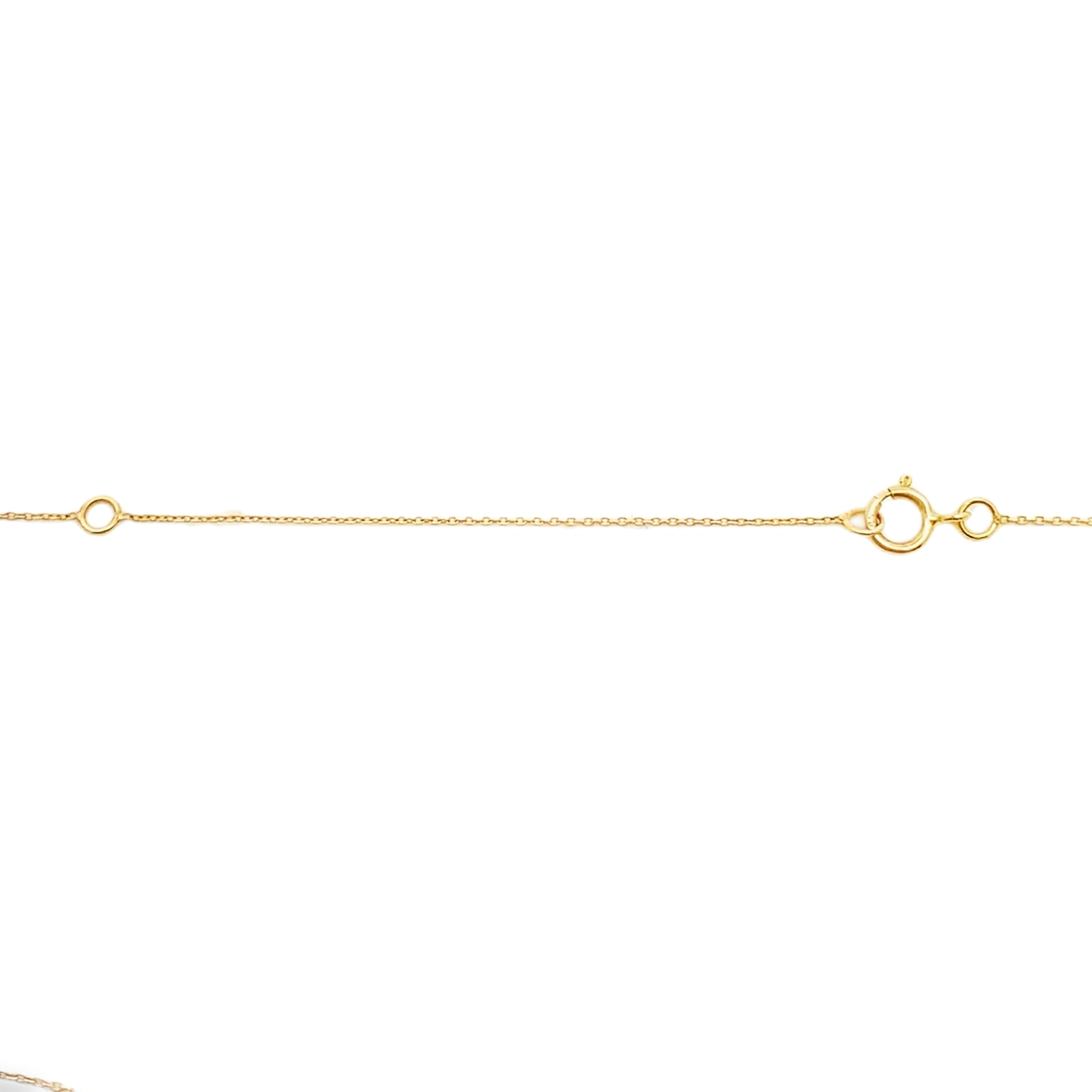 .56ct Diamond Cross Religious Pendant 14KT Yellow Gold
